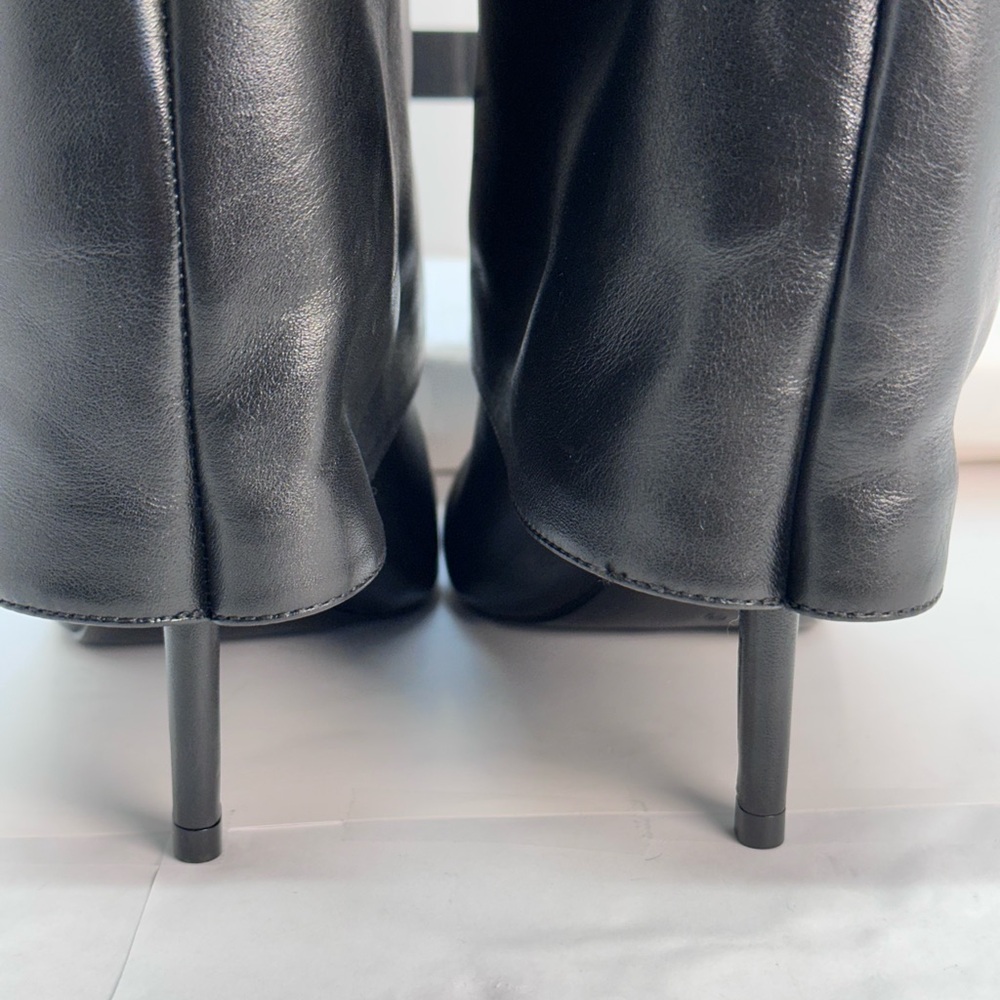 New Schutz Maryana High Boot in Black knee high leather heel stiletto boots - Picture 7 of 11